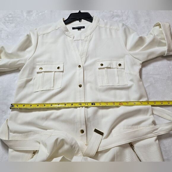 NWOT "Sharagono" dress, size 14, off white. (Light cream) - Picture 14 of 15